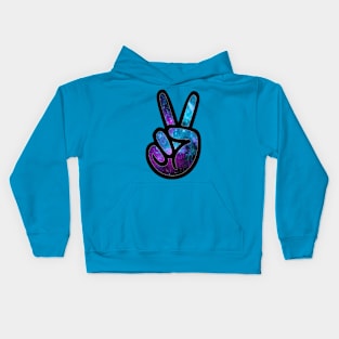 Galactic Peace Symbol Kids Hoodie